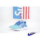 靴 シューズ スニーカー Nike Air Huarache Run Ultra Print エア ハラチ ラン ウルトラ ウィメンズ 833292-401 Blue ブルー 青